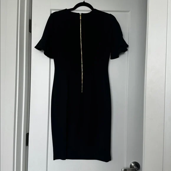 CK Short Ruffle Sleeve LBD - Picture 4 of 7